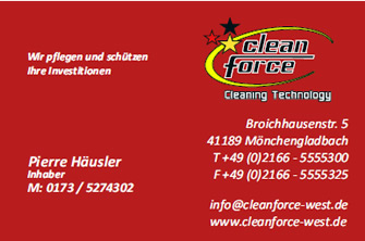 Cleanforce West - Pierre H&auml;usler, M&ouml;nchengladbach